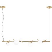 Ceiling lamp chandelier Toolight APP1664-6CP gold