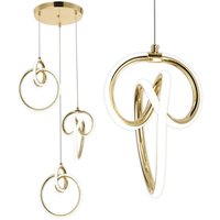 Ceiling Lamp Chandelier Toolight Led G071-Cp Gold