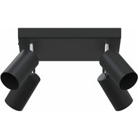 Ceiling Spotlight Black 26 x 26 x 16.5 cm Steel Vidaxl