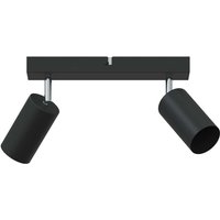 Ceiling Spotlight Black 26 x 5.5 x 16.5 cm Steel Vidaxl