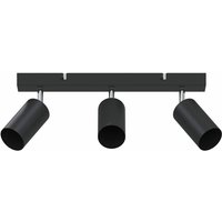 Ceiling Spotlight Black 38 x 5.5 x 16.5 cm Steel Vidaxl
