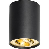 Ceiling Spot Black with Gold Swivel and Tiltable - Rondoo Up