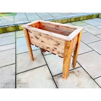 Charles Taylor Trading - Charles Taylor Wooden Large Wiltshire Planter Raised Flower Bed Trough Pot