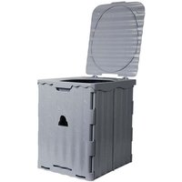 Ymyny - Chemical Toilet, Portable Camping Toilet Outdoor Camping Toilet Folding Toilet for 150 kg Capacity mumu