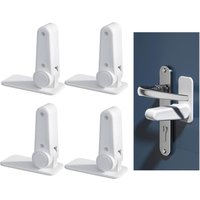 Tinor - child safety window, 4 pieces child safety door, child safety window handle, 3M adhesive child safety window for babies and pets