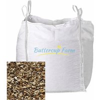Chippings - Amber/Gold Stone - 8-12mm - Premium Aggregate Bulk Bag - 850 kilos