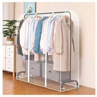 Clothes Covers, Clothes Rack Protector Cover, Transparent Window Protective Cover, Dustproof Hanger Protector for Shirts, Suit, Coat, Wardrobe Not