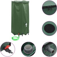 Water Tank with Tap Foldable 380 L PVC vidaXL