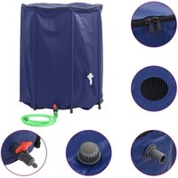 Water Tank with Tap Foldable 1250 l pvc Vidaxl