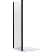 Balterley - Contemporary Shower Enclosure 8mm Glass Side Panel, 900mm, Matt Black