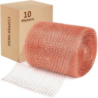 Copper Mesh, 12.5cm1m, 100% Pure Copper Mesh, Anti-Rat Mesh to Prevent Slugs and Snails to Protect Garden Plant Seedlings