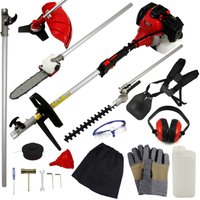 T-mech 5 In 1 52cc Petrol Garden Cutter Multi Tool T-mech 5 In 1 52cc Petrol Garden Cutter Multi Tool