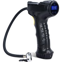 Aiperq - Cordless Tire Inflator, 120W Car Air Compressor, Wireless Tire Pump with 3 Inflation Nozzles and led Light, usb Rechargeable for Cars,