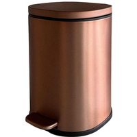 COSMIC Bathroom Bin Trash Can 5L, Pedal Soft-close Matt copper, Start Collection