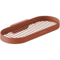 Cosmic Wall-Mounted Shower Soap Dish with Adhesive Terracotta Geyser
