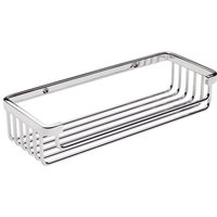 Cosmic - Shower Basket Light grey Installation with Screws Measures 30x 12x 6.5cm