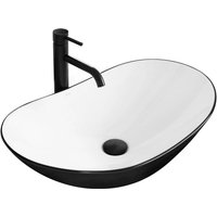 REA - Countertop Basin Royal Black White
