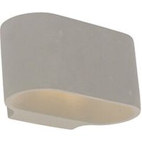 Rustic Oval Wall Lamp Concrete - Arles