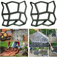 Unho - Crazy Patio Driveway Concrete Paving Garden Path Slab Brick Floor Tile Mould