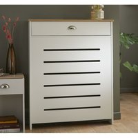 Galiflo - Cream Radiator Cover with Storage Drawer 780 x 965mm Small