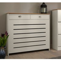 Galiflo - Cream Radiator Cover with Storage Drawer 1115 x 965mm Medium