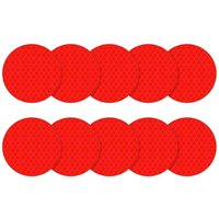 10 pcs Reflective Strips - Reflective Tape High Visibility Waterproof Safety Stickers for Car, Warning Tape Motorcycle Decoration Safety Reflective