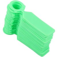 Csparkv - 100PCS Plastic Hanging Tags for Plant Tree Nursery Seedling Labels Garden Decoration