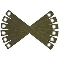 Csparkv - 40x3.8cm Garden Ties for BindingTree Fixing Support Strap for Seedling Planting and Hurricane Protection Tree Straightening Strap (6pcs)