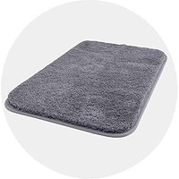 Csparkv - Non-slip Bath Mat Water Absorbent Bathroom Mat Plush Microfiber Bathroom Mat