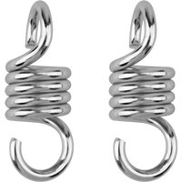 Set of 2 Galvanized Steel Hammock Spring Hook, Springs for Hammock, Sandbag, Hanging Chair, Garden, Accessories. - Csparkv