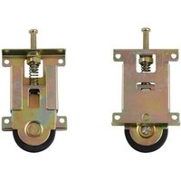 Csparkv - Sliding Cabinet Components for Home Wardrobe Sliding Door Pulley Cabinet Wheel Furniture Hardware for Closet Wardrobe Sliding Doors (2pcs)