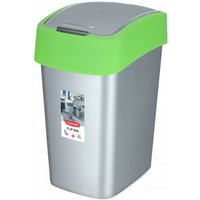 Curver Flip Bin 10L waste container, green