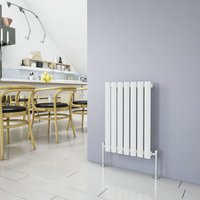 Aica Designer Oval Column Radiator Horizontal 600 x 413 mm HxW Single White