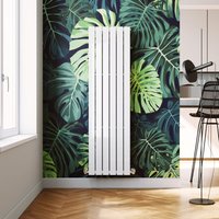 Elegant - Designer Central Heating Vertical Column Radiator White Double Flat Panel 1600 x 452 mm