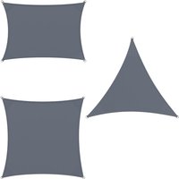 Detex awning Water-repellent Sun protection 50+ uv protection Garden canvas with eyelets Privacy screen Wind protection Patio canopy Anthracite,