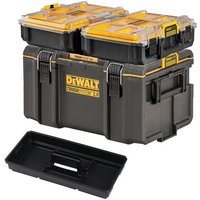Dewalt - Tough System 2.0 DS300 Stackable Toolbox Case 2x 1/2 Width Deep Organiser