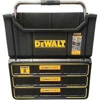 Dewalt Toughsystem 2.0 DS280 Tote Tool Box + 3 Shallow Drawer Toolbox Organiser