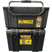 Dewalt Toughsystem 2.0 DS280 Tote Tool Box + DS400 Stackable Organiser Toolbox