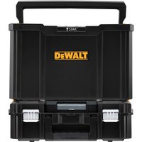 Dewalt Tstak Tool Carry Open Tote Tool Box Carrier + TStak II Case - Twin Pack