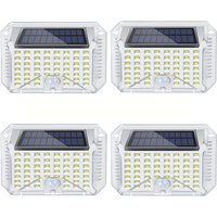Solar lights for outdoor use, 90 LED solar light, 120° super bright beam with motion sensor, 3 modes, IP65 waterproof wall light