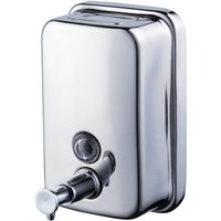 Serbia - Distributeur de savon mural pour cuisine et salle de bain 18 oz/500 ml, acier inoxydable, chrome poli, BA4028SS5