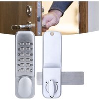 Double-action door, push from both sides, mechanical lock with password, office door lock