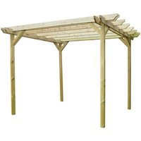Rutland County Garden Furniture Ltd - Double Garden Pergola - Wood - L240 x W240 x H270 cm - Light Green
