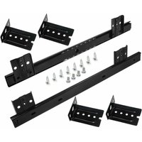 Drawer Slides, 320mm Ball Bearing Drawer Slides for Sliding Keyboard Tray (1 Pair) Black