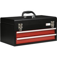 DURHAND Lockable 2/3/4 Drawer Tool Chest w/ Ball Bearing Slide Drawer 46cm x 24cm x 22cm
