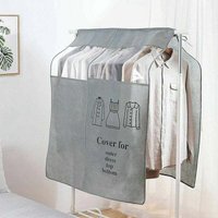 Dustproof protective cover 90 × 110 cm universal garment cover (grey)-RAPANDA