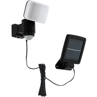 Eglo Casabas - LED Outdoor Solar PIR Motion Sensor Wall Light Black IP44