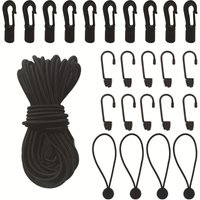 Elastic Bungee Cord with Hook, Bungee Cord, Bouncing Ball for Kayak, Canoe Kit, Indoor Outdoor Activities, Water Sports