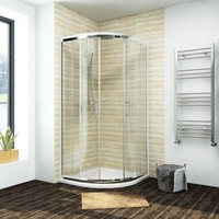 1200x800mm Walk in Sliding Door Quadrant Shower Enclosure Corner Cubicle - Elegant
