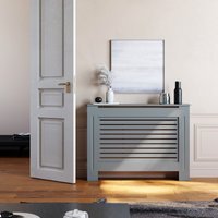 Elegant - Radiator Cover Large Modern Grey for Living Room/Bedroom/Kitchen